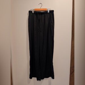 stars above black silky pj bottoms